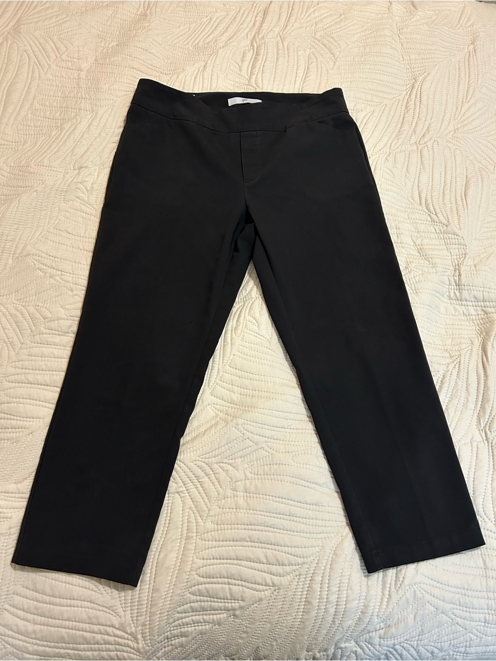Women’s Tailored Black Dress Pants - Sleek Professional Fit Size 12